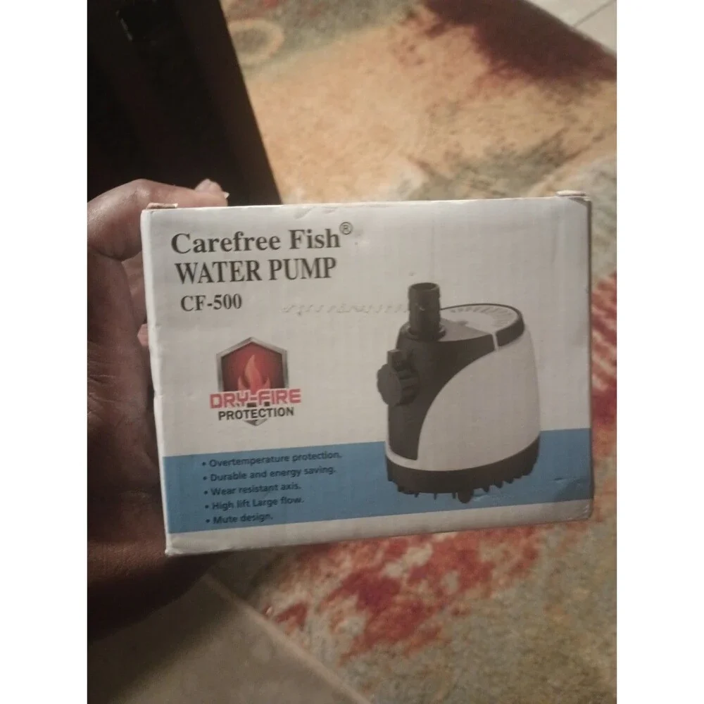 Carefree Fish Water Pump CF-500 5W 110V 60Hz 500L/H ~ New In Box ~